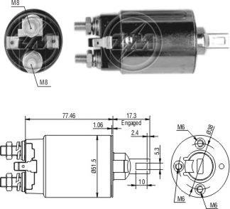 ERA ZM691 - Ievilcējrelejs, Starteris ps1.lv