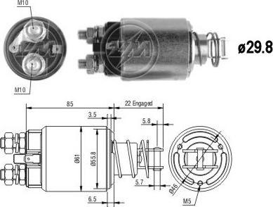 ERA ZM655 - Ievilcējrelejs, Starteris ps1.lv