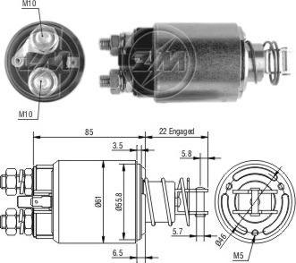 ERA ZM657 - Ievilcējrelejs, Starteris ps1.lv