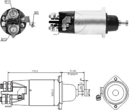 ERA ZM6898 - Ievilcējrelejs, Starteris ps1.lv