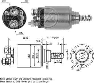 ERA ZM1545 - Ievilcējrelejs, Starteris ps1.lv