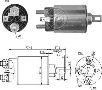 ERA ZM1691 - Ievilcējrelejs, Starteris ps1.lv