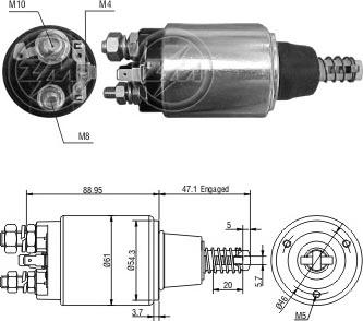 ERA ZM1640 - Ievilcējrelejs, Starteris ps1.lv