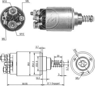 ERA ZM1639 - Ievilcējrelejs, Starteris ps1.lv