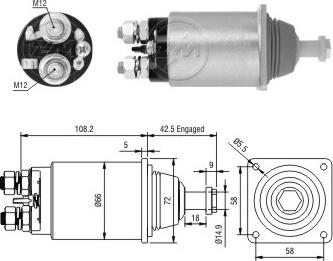 ERA ZM1833 - Ievilcējrelejs, Starteris ps1.lv