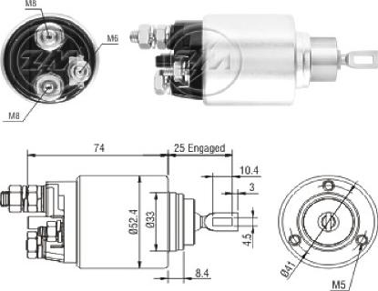 ERA ZM1381 - Ievilcējrelejs, Starteris ps1.lv