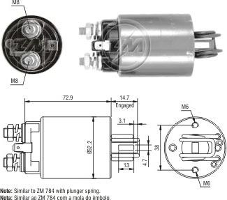 ERA ZM1784 - Ievilcējrelejs, Starteris ps1.lv