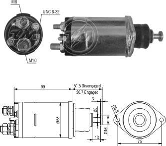 ERA ZM806 - Ievilcējrelejs, Starteris ps1.lv