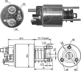 ERA ZM395 - Ievilcējrelejs, Starteris ps1.lv