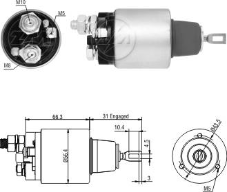 ERA ZM3571 - Ievilcējrelejs, Starteris ps1.lv