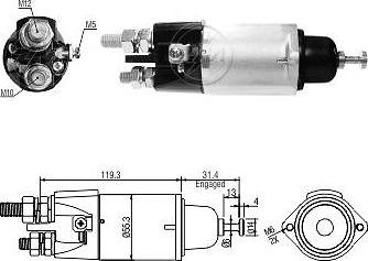 ERA ZM3898 - Ievilcējrelejs, Starteris ps1.lv