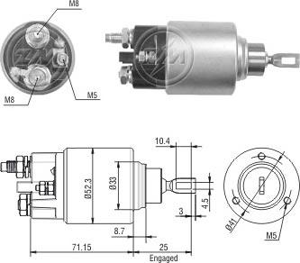 ERA ZM376 - Ievilcējrelejs, Starteris ps1.lv