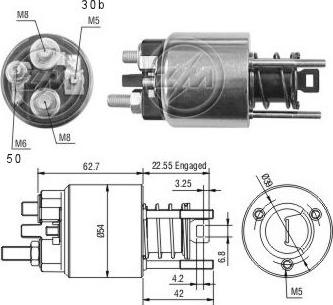 ERA ZM2395 - Ievilcējrelejs, Starteris ps1.lv