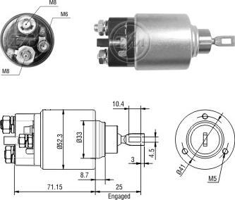 ERA ZM2371 - Ievilcējrelejs, Starteris ps1.lv