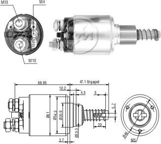 ERA ZM732 - Ievilcējrelejs, Starteris ps1.lv