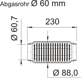 ERNST 464338 - Gofrēta caurule, Izplūdes gāzu sistēma ps1.lv