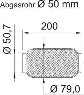 ERNST 460033 - Gofrēta caurule, Izplūdes gāzu sistēma ps1.lv