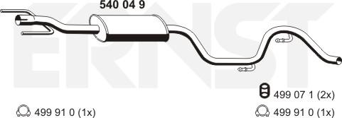 ERNST 540049 - Vidējais izpl. gāzu trokšņa slāpētājs ps1.lv