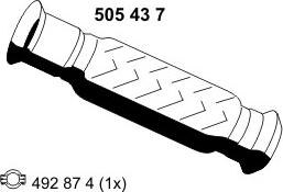 ERNST 505437 - Izplūdes caurule ps1.lv