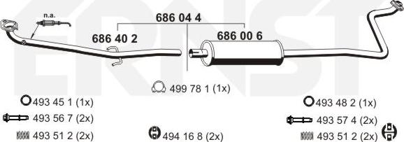 ERNST 686044 - Vidējais izpl. gāzu trokšņa slāpētājs ps1.lv