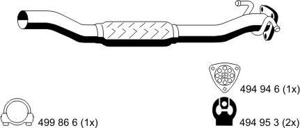 ERNST 012485 - Izplūdes caurule ps1.lv