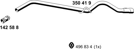ERNST 350419 - Izplūdes caurule ps1.lv