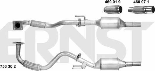 ERNST 753302 - Katalizators ps1.lv