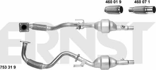 ERNST 753319 - Katalizators ps1.lv