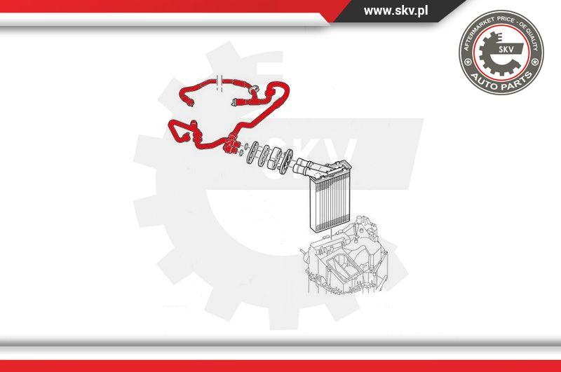 Esen SKV 43SKV818 - Šļūtene, Apsildes sistēmas siltummainis ps1.lv