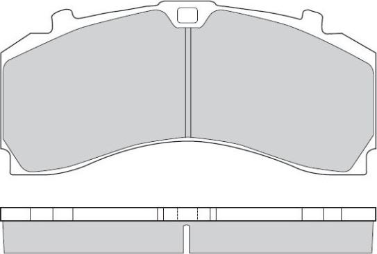 Mercedes-Benz A 960 420 00 20 - Bremžu uzliku kompl., Disku bremzes ps1.lv