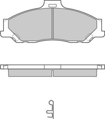 Akebono AN-8154WK - Bremžu uzliku kompl., Disku bremzes ps1.lv