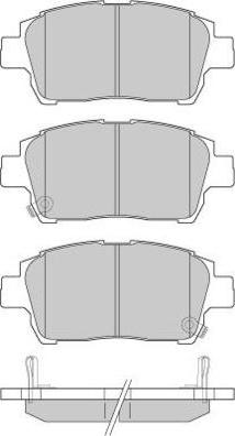 Magneti Marelli 600000098090 - Bremžu uzliku kompl., Disku bremzes ps1.lv