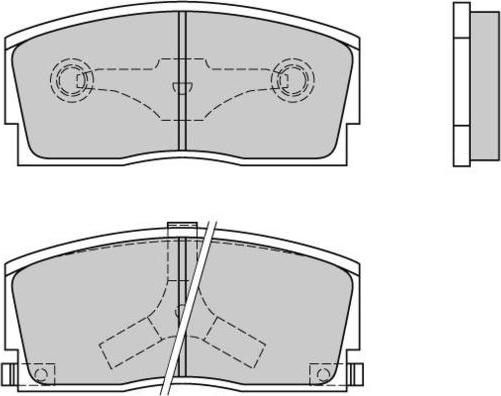 BOSCH 0 986 423 390 - Bremžu uzliku kompl., Disku bremzes ps1.lv