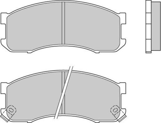 Unipart GBP729 - Bremžu uzliku kompl., Disku bremzes ps1.lv