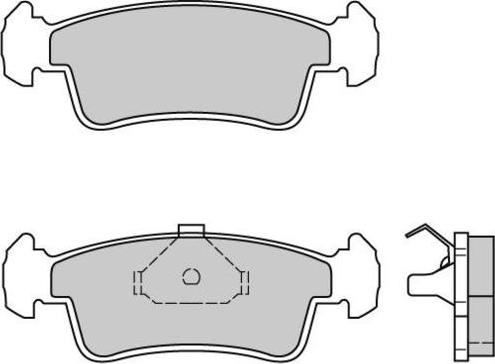 DJ Parts BP1099 - Bremžu uzliku kompl., Disku bremzes ps1.lv