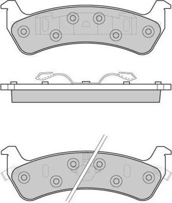 Chrysler 04799999 - Bremžu uzliku kompl., Disku bremzes ps1.lv