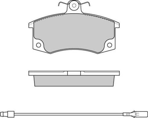 BOSCH 491 700B - Bremžu uzliku kompl., Disku bremzes ps1.lv