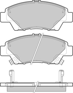 4U Autoparts 37542HN - Bremžu uzliku kompl., Disku bremzes ps1.lv