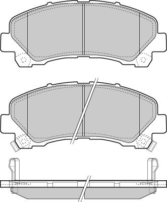 Magneti Marelli 600000099540 - Bremžu uzliku kompl., Disku bremzes ps1.lv