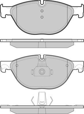 Valeo 670136 - Bremžu uzliku kompl., Disku bremzes ps1.lv