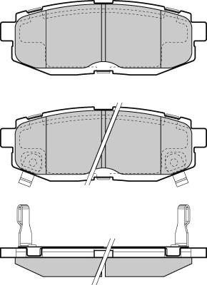 BRAKE FIT PD4278 - Bremžu uzliku kompl., Disku bremzes ps1.lv