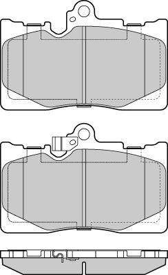 Magneti Marelli 363916061033 - Bremžu uzliku kompl., Disku bremzes ps1.lv