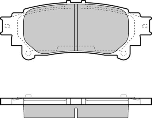 OEMparts 0446648130 - Bremžu uzliku kompl., Disku bremzes ps1.lv