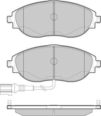 Brake Engineering PA1896 - Bremžu uzliku kompl., Disku bremzes ps1.lv