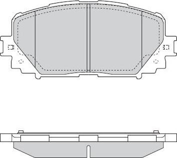 Roulunds Rubber 838681 - Bremžu uzliku kompl., Disku bremzes ps1.lv