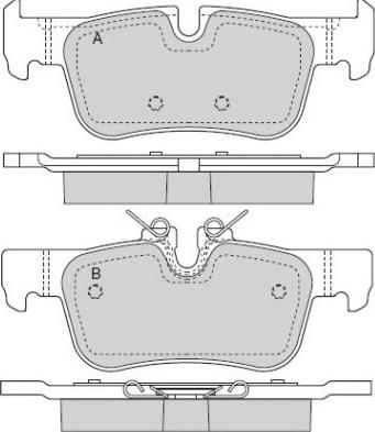 Valeo 302445 - Bremžu uzliku kompl., Disku bremzes ps1.lv