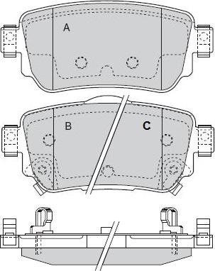 4U Autoparts 37672RN - Bremžu uzliku kompl., Disku bremzes ps1.lv