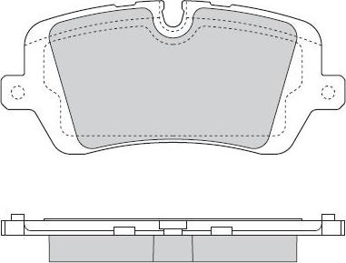 Allied Nippon ADB02256 - Bremžu uzliku kompl., Disku bremzes ps1.lv