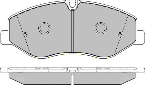 Akebono AN-600K - Bremžu uzliku kompl., Disku bremzes ps1.lv