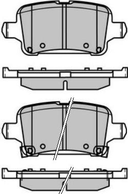 Japanparts JPP-0400 - Bremžu uzliku kompl., Disku bremzes ps1.lv